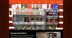 Desktop Screenshot of fatduckspizza.com
